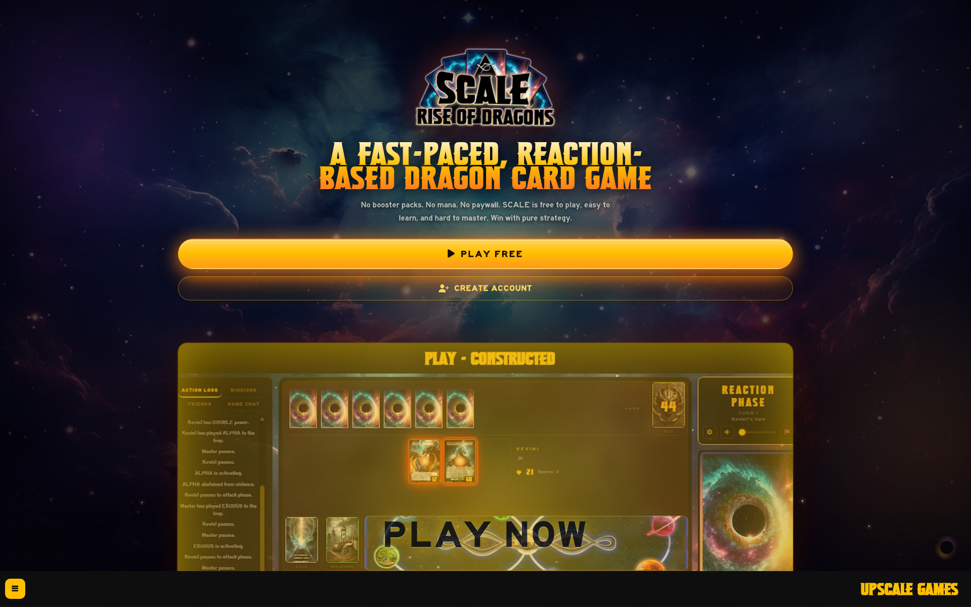 Screenshot of scale.cards