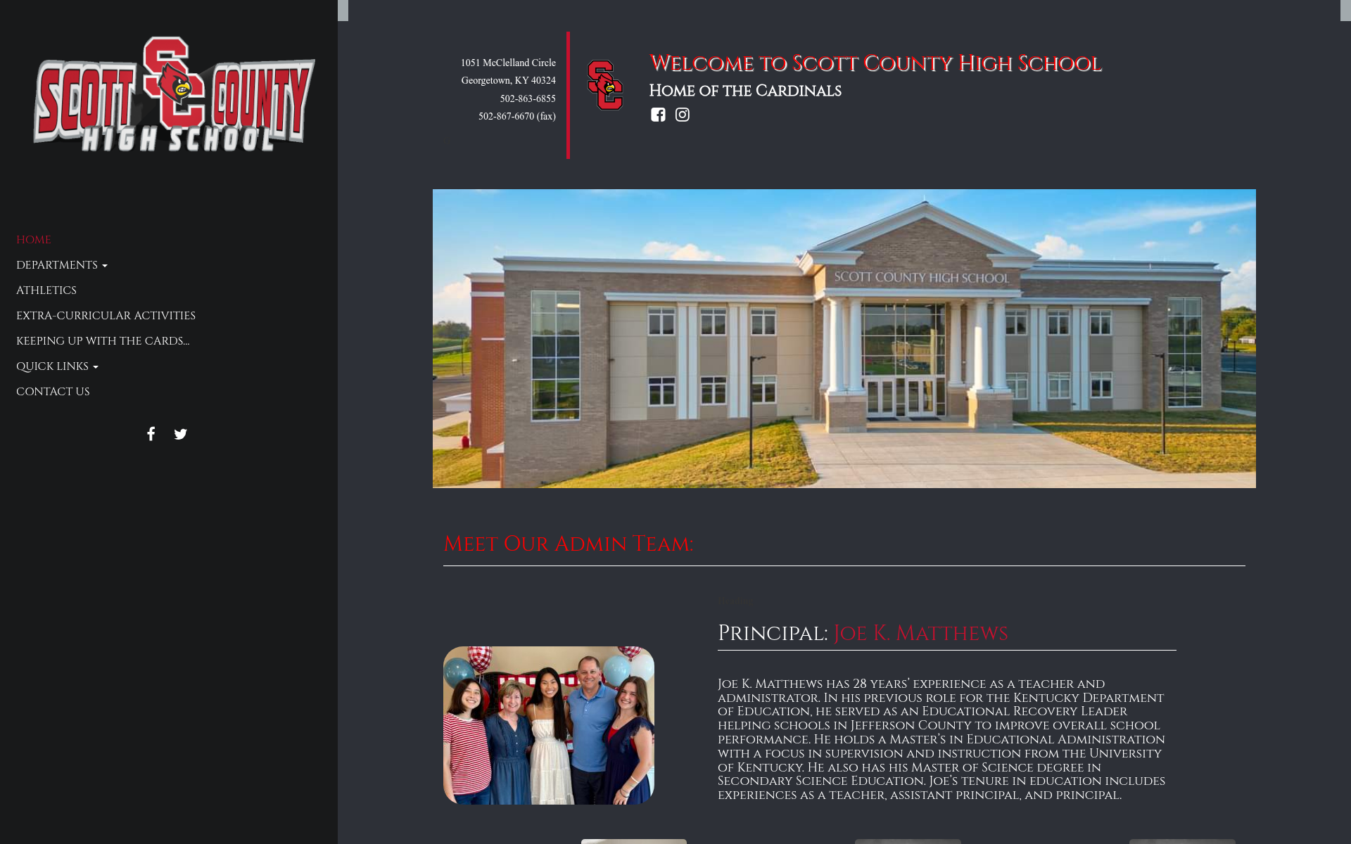 Screenshot of schs.cards