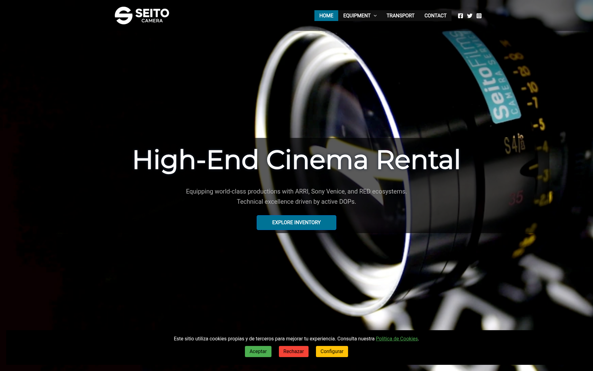 Screenshot of seito.camera