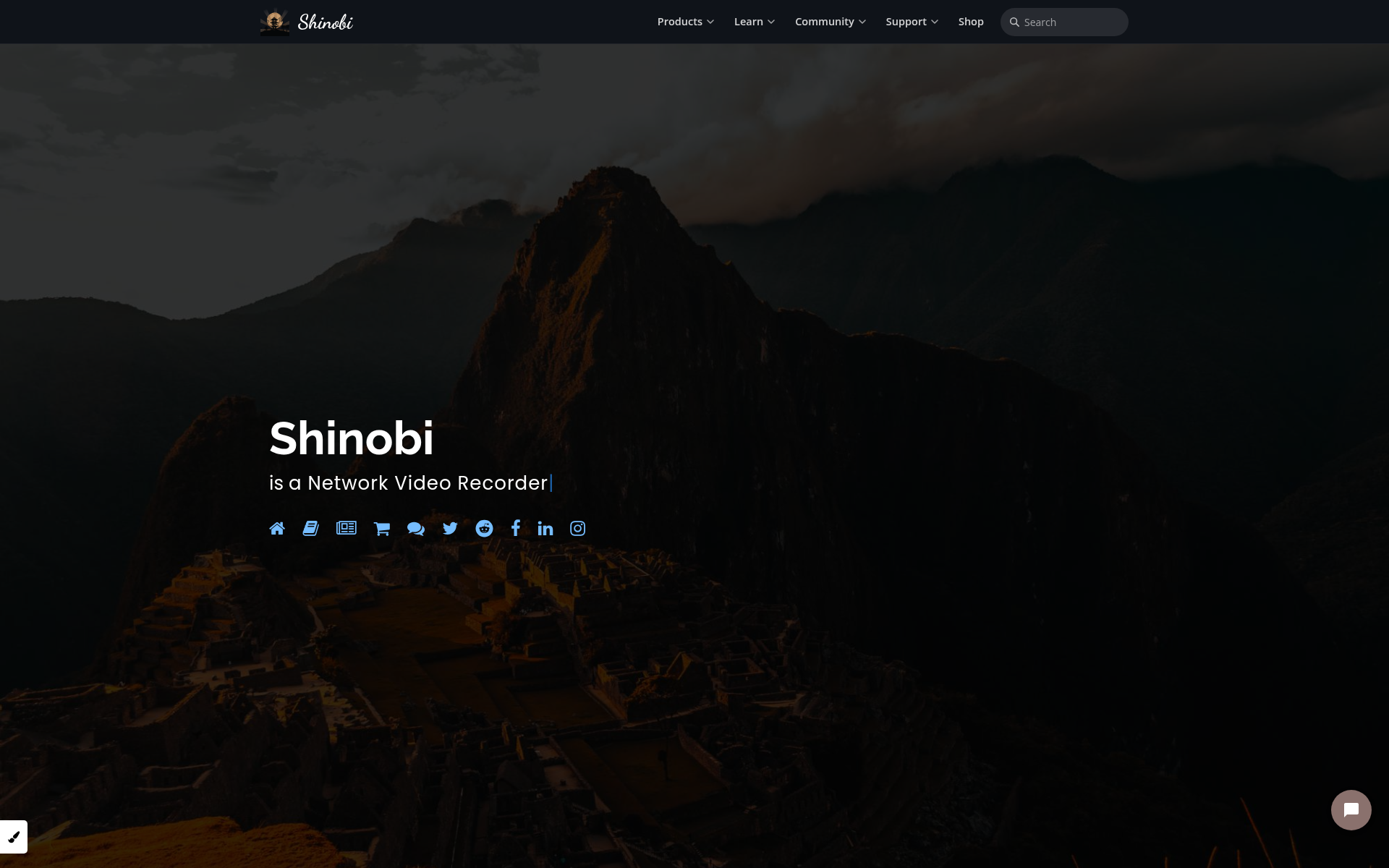Screenshot of shinobi.video