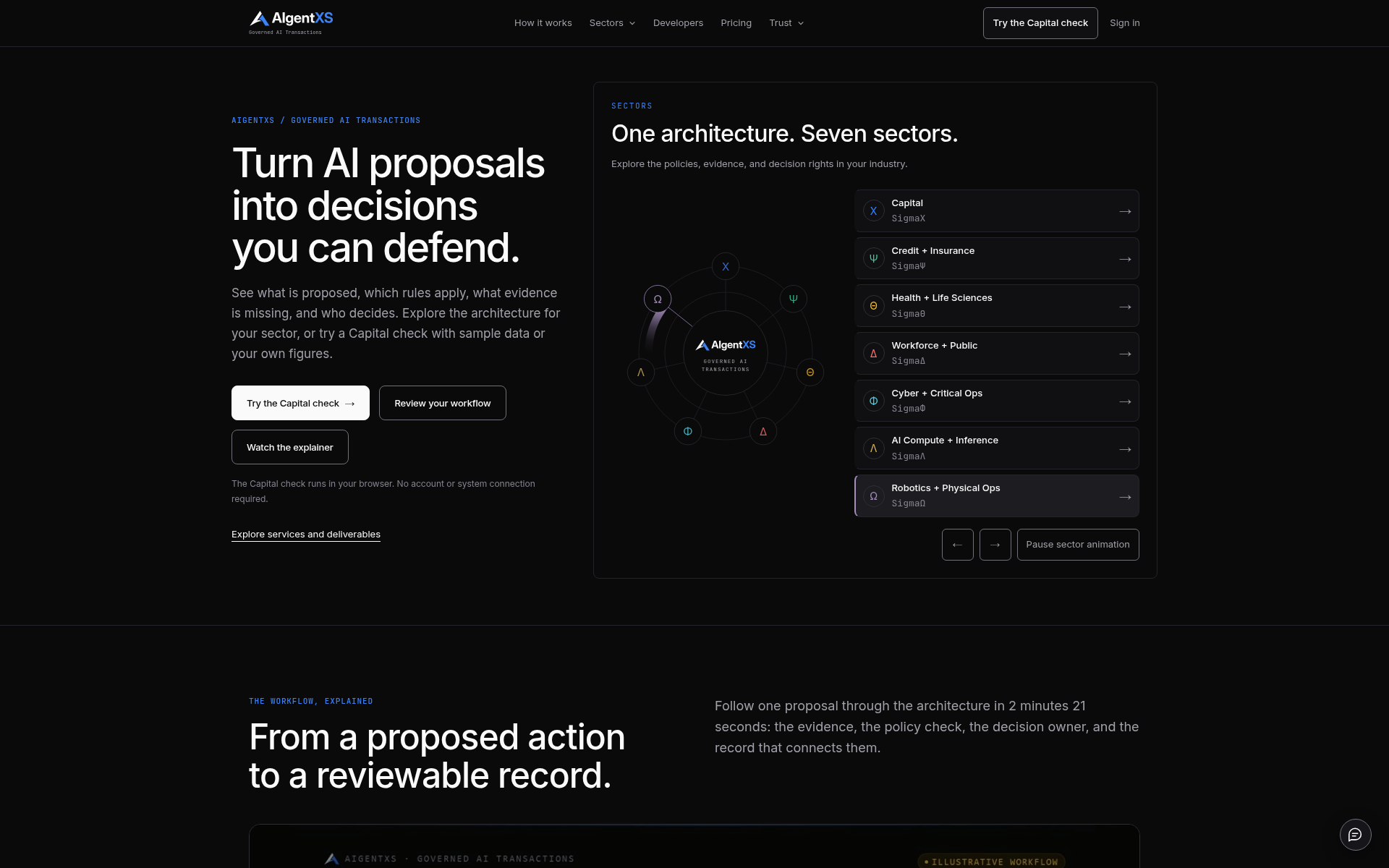 Screenshot of sigmax.capital