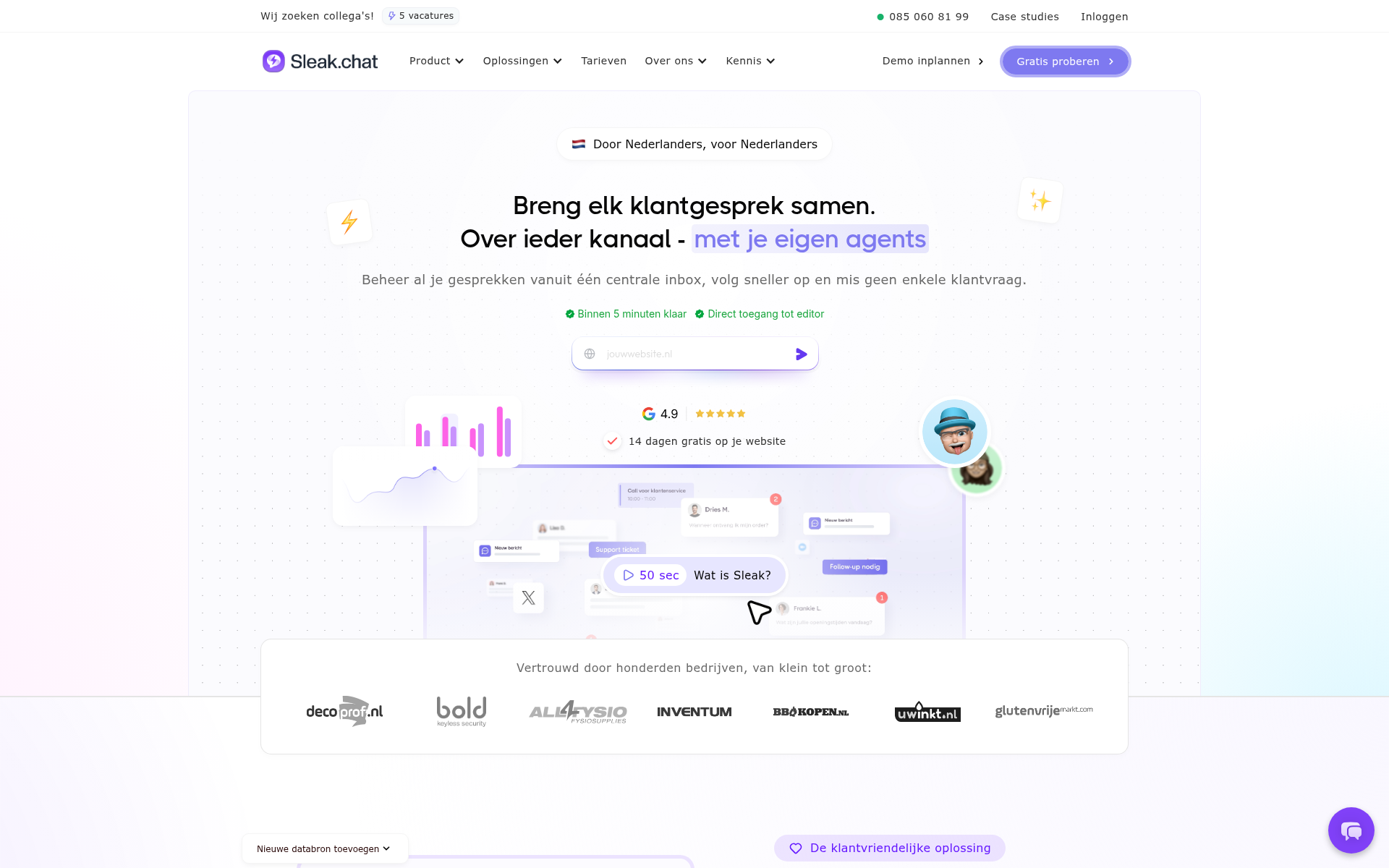 Screenshot of sleak.chat