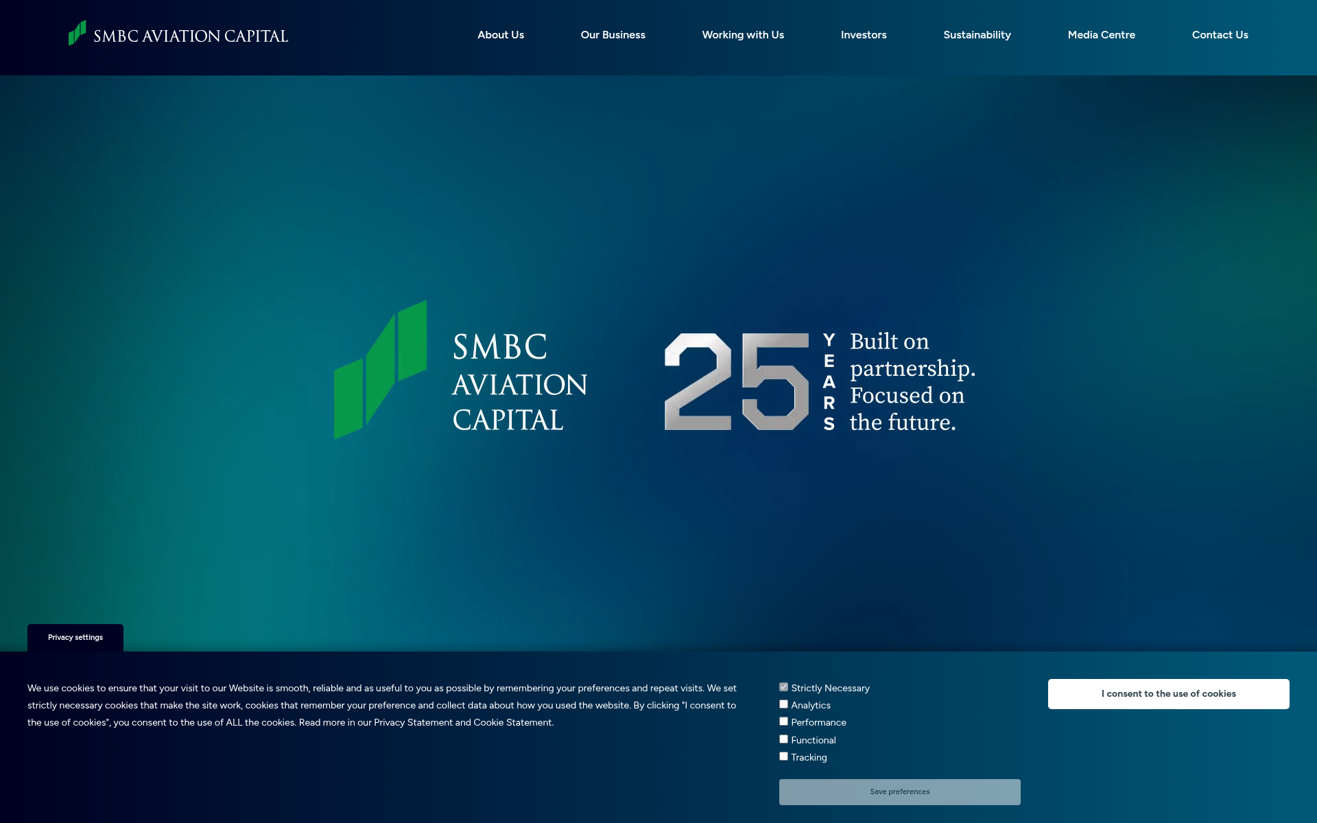 Screenshot of smbc.aero