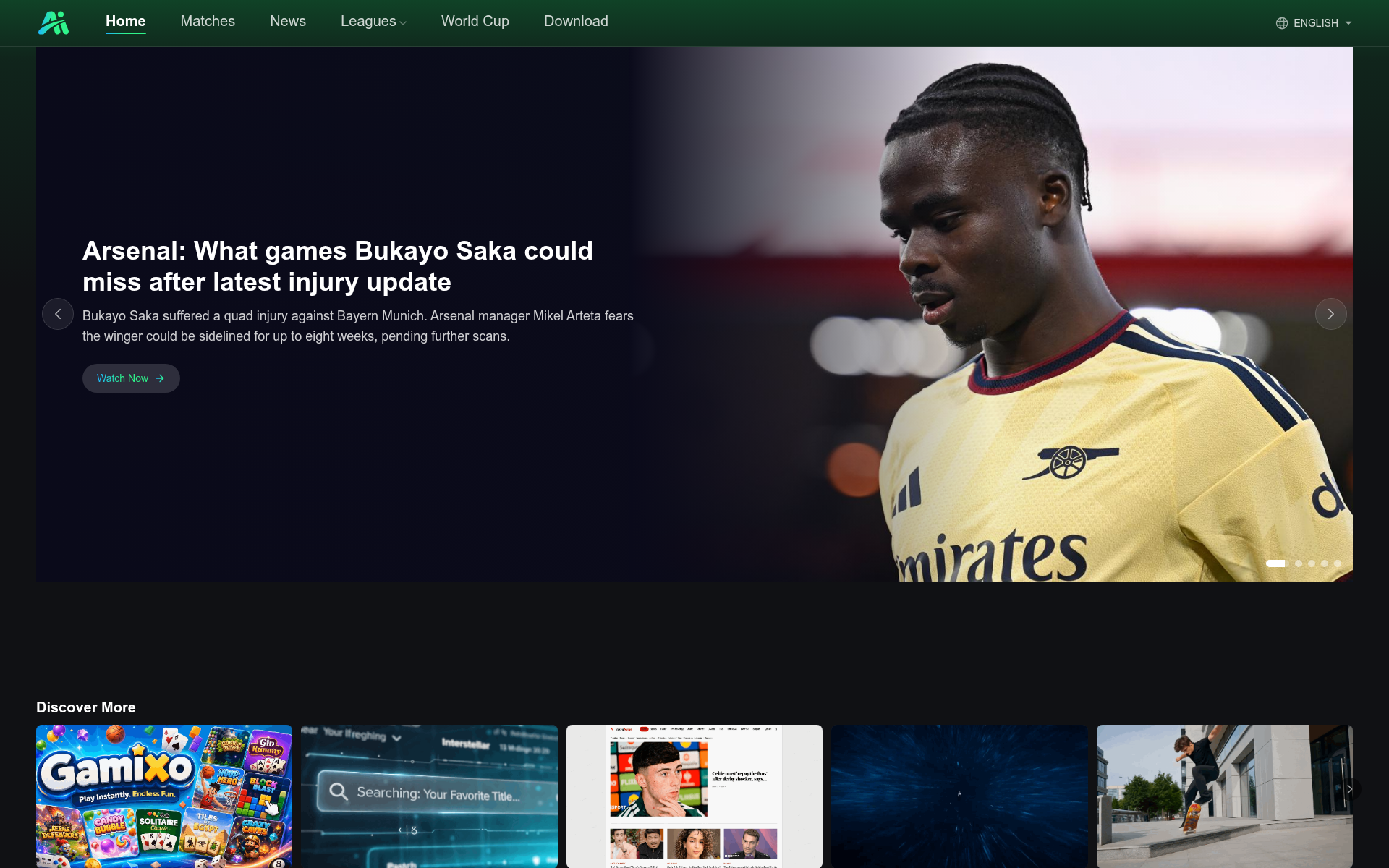 Screenshot of sportslive.wine