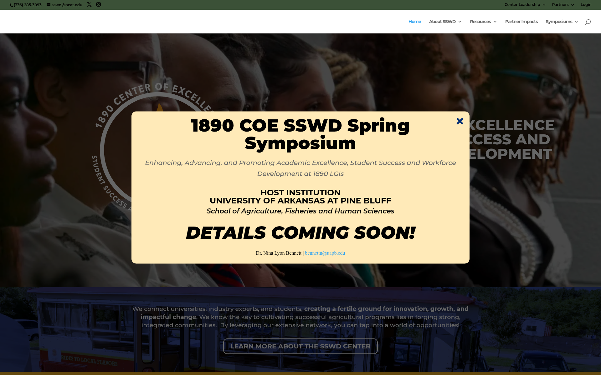 Screenshot of sswd.center