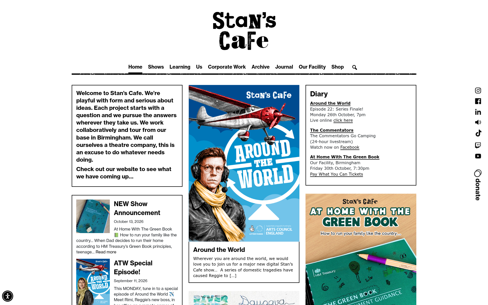 Screenshot of stans.cafe