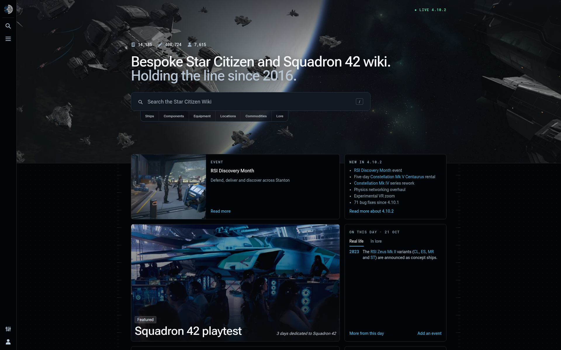Screenshot of starcitizen.tools