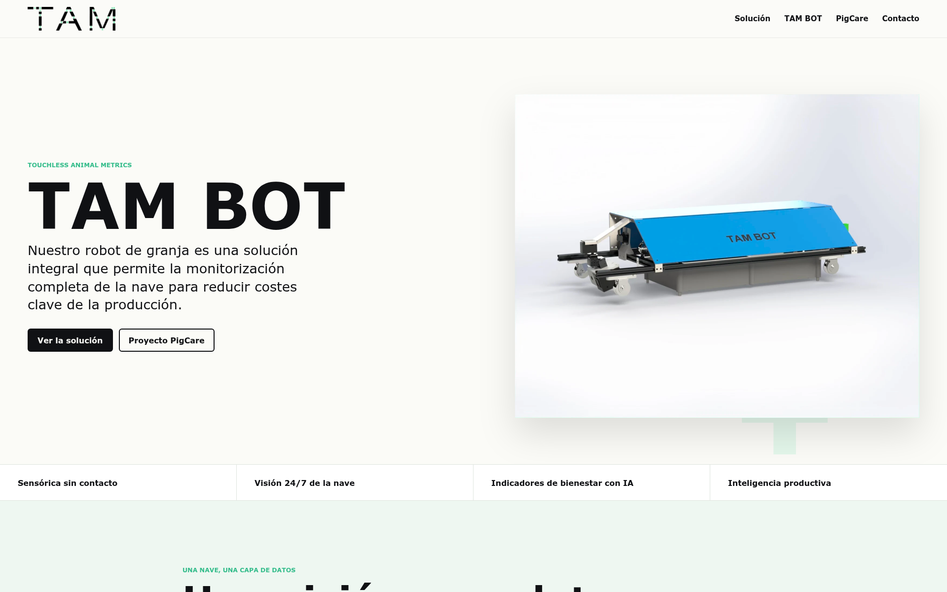 Screenshot of tam.care