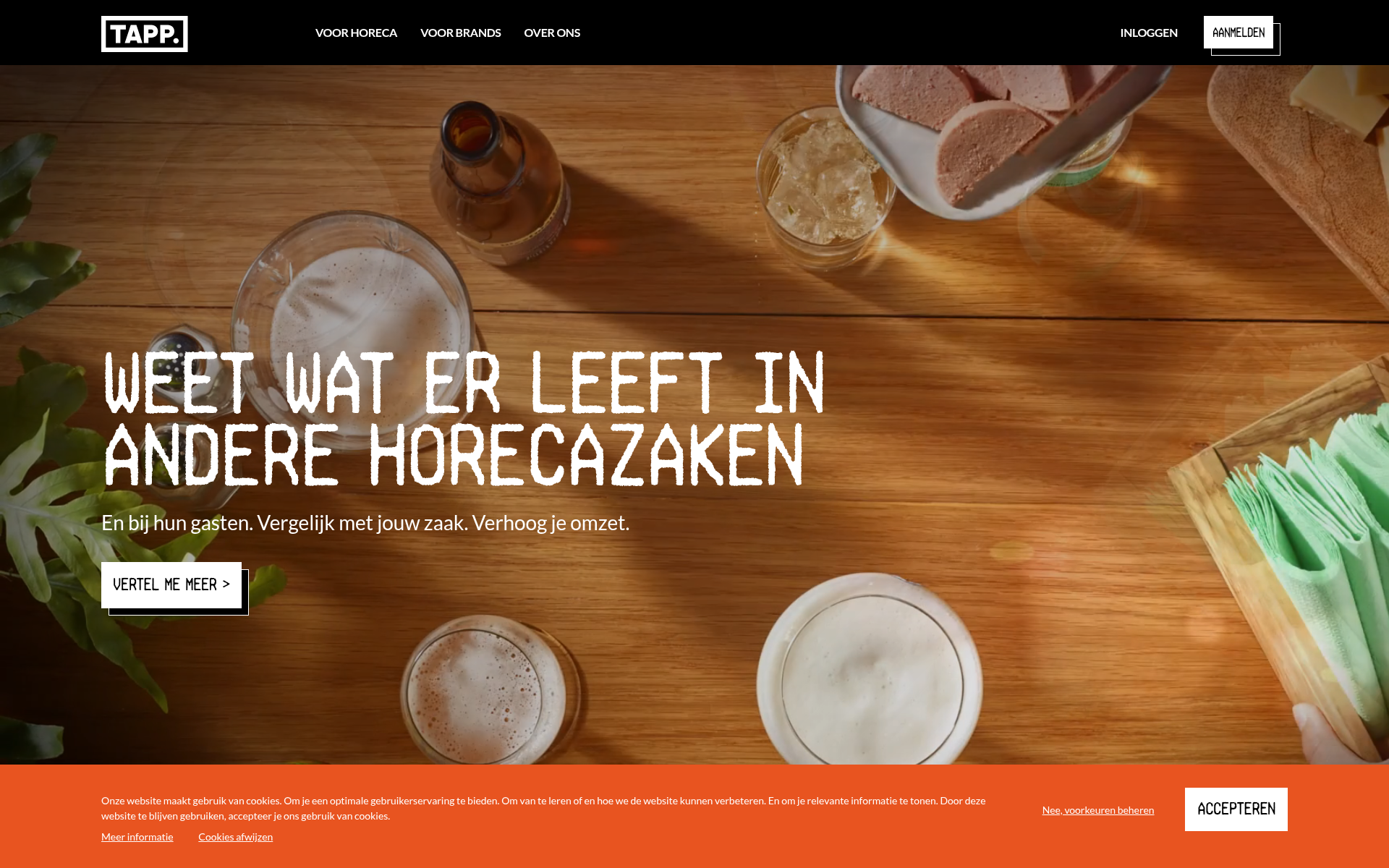 Screenshot of tapp.cafe