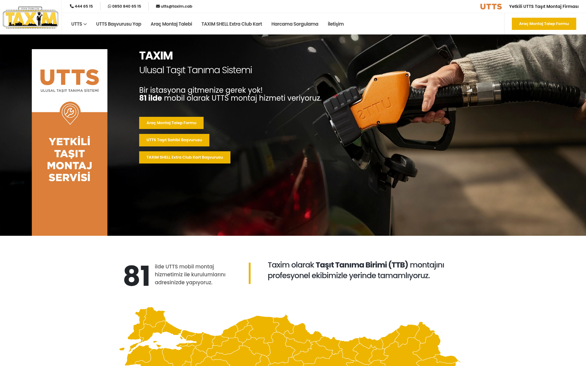 Screenshot of taxim.cab