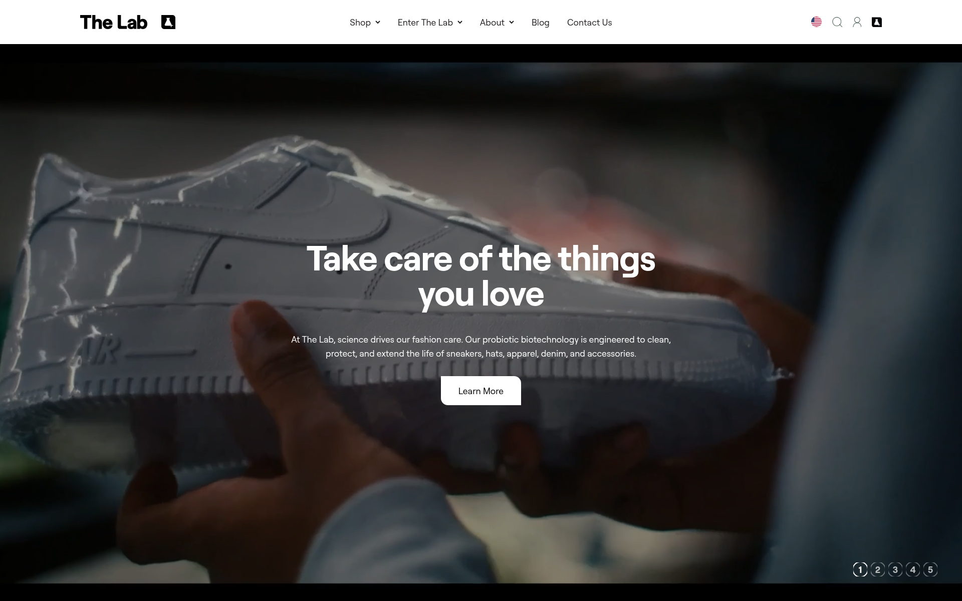 Screenshot of thelab.care