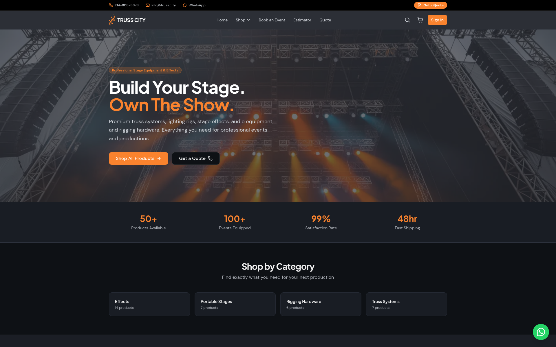 Screenshot of truss.city