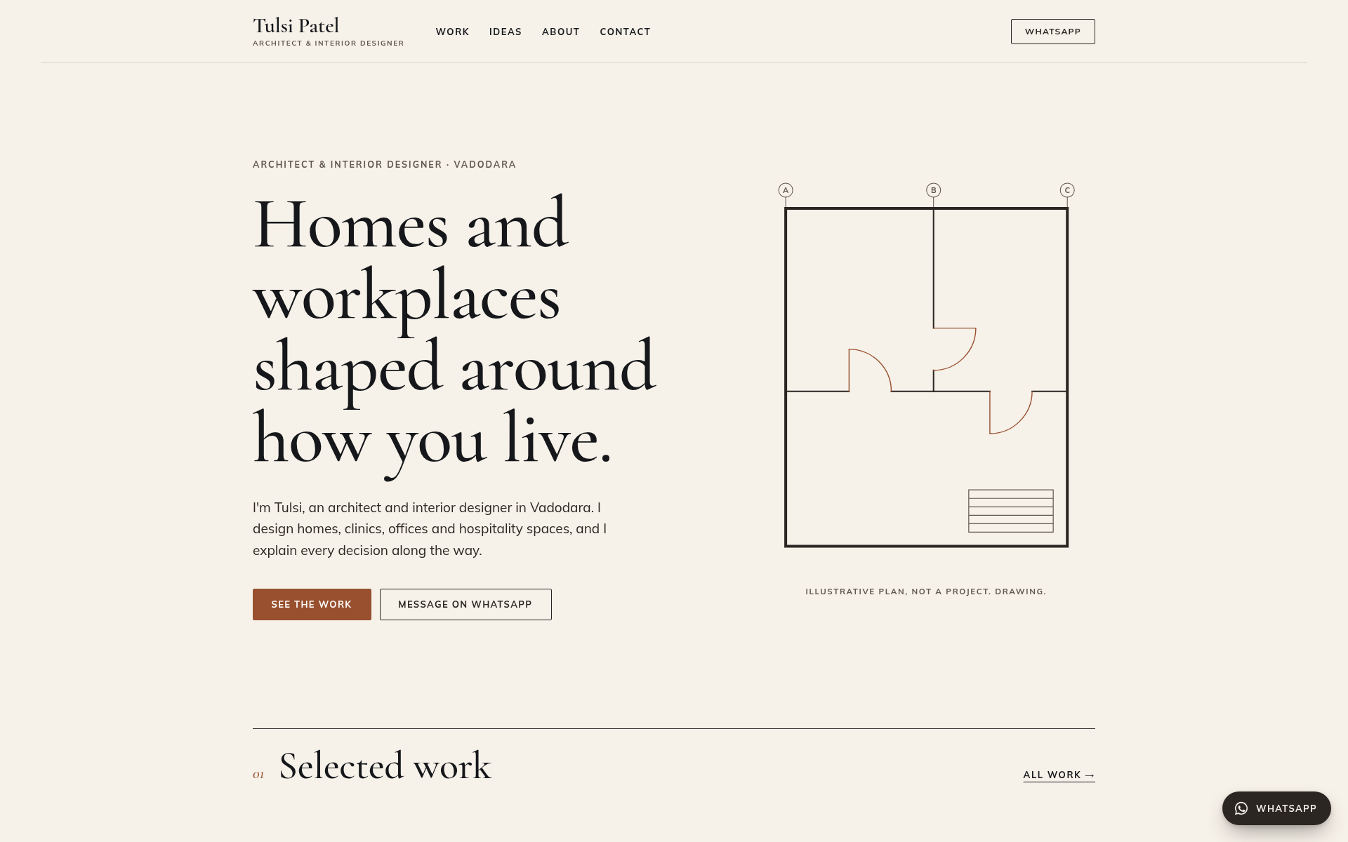 Screenshot of tulsi.archi