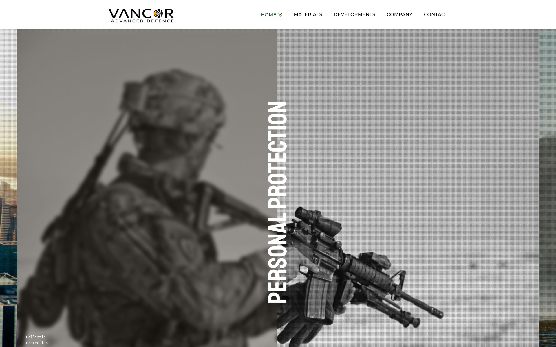 Screenshot of vancor.army