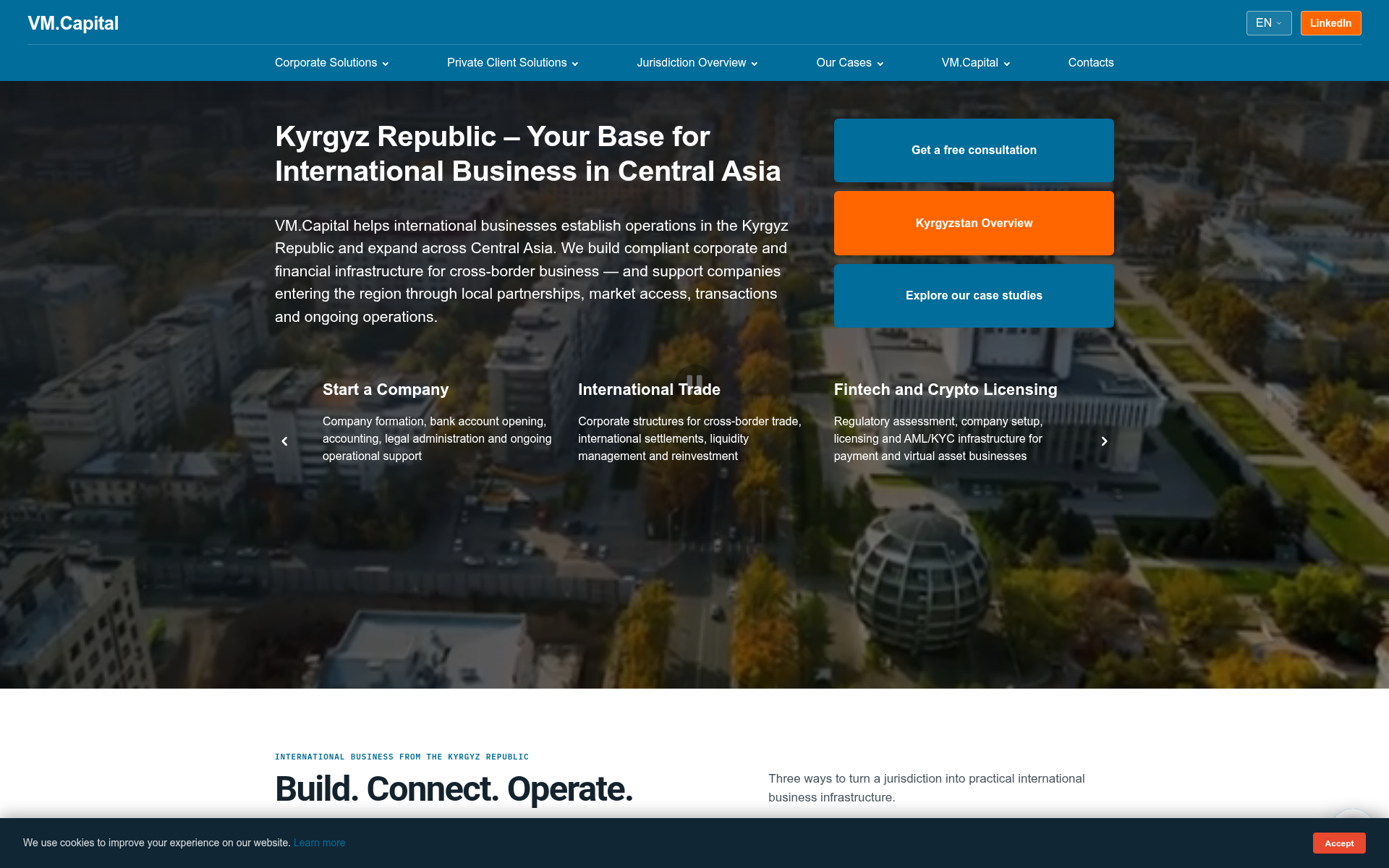 Screenshot of vm.capital