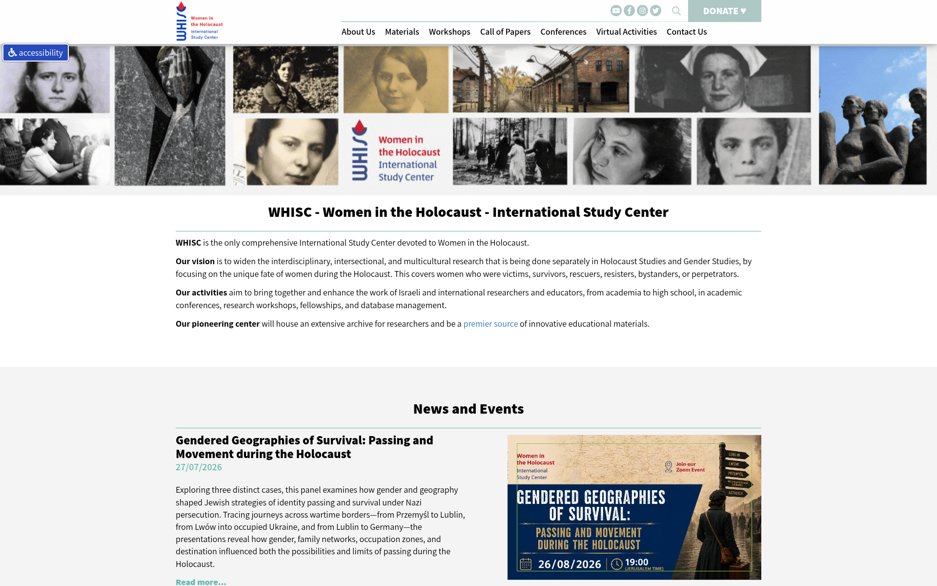 Screenshot of whisc.center