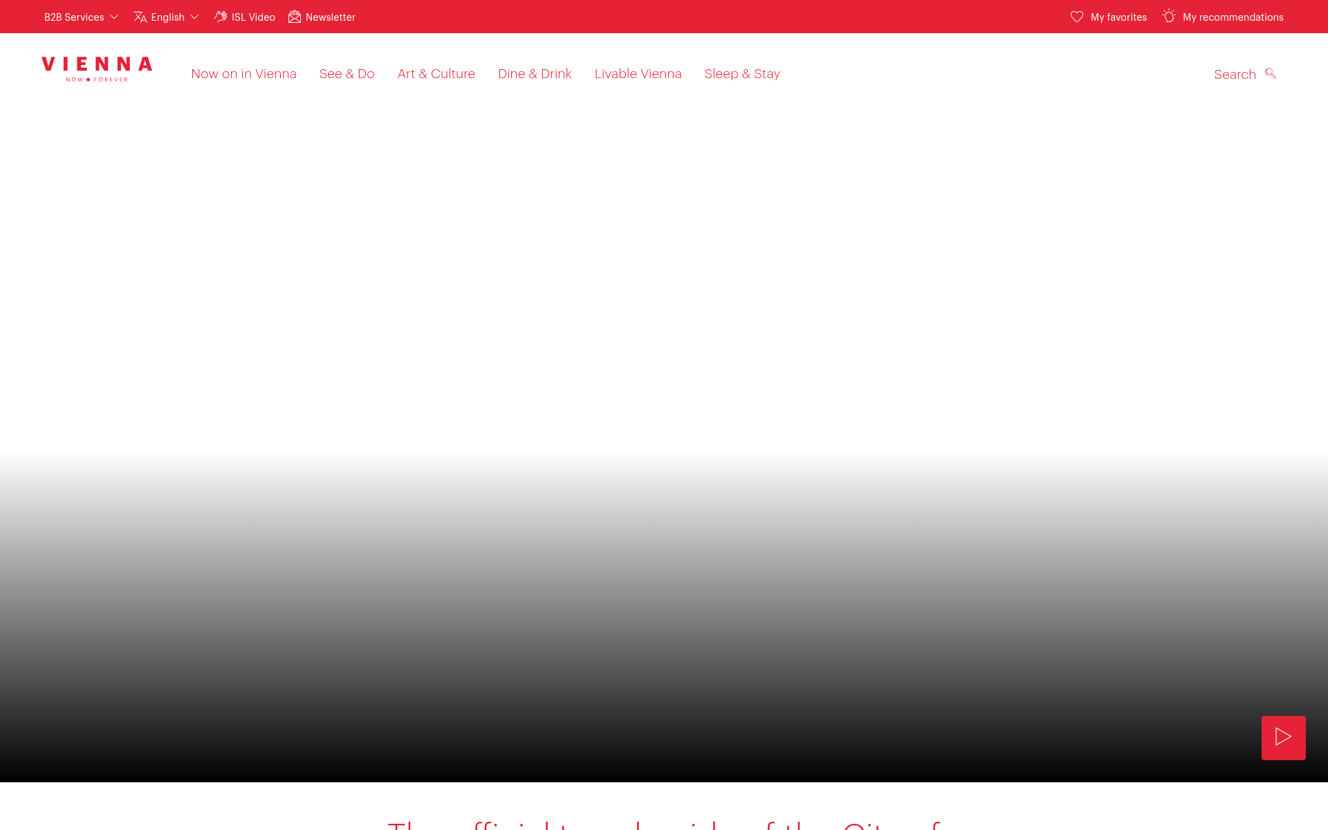 Screenshot of wien.info
