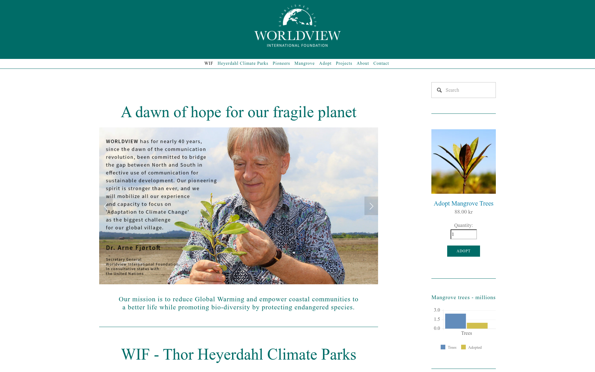 Screenshot of wif.care