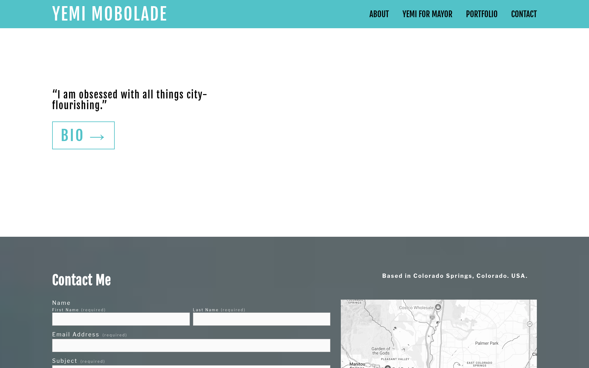 Screenshot of yemi.city