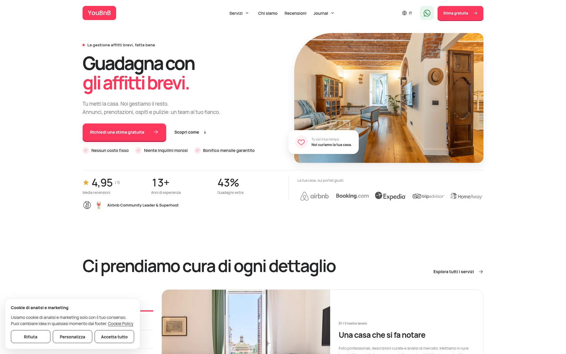 Screenshot of youbnb.agency